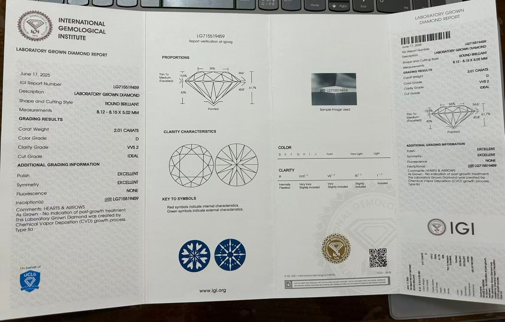 #03#2.01ct D VVS2 ハーフエタニティ×メレ付ソリティアラボダイヤリング｜無改色・IGI認定ダイヤ × PT950リング