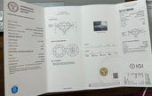 #04#1.02ct D VVS2 花のようなハローセッティングラボダイヤリング｜無改色・IGI認定ダイヤ × PT950リング