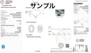 3.08ct Eカラー VS1 エンゲージリング｜HW風デザイン・無改色ラボダイヤ・IGI認定・PT950