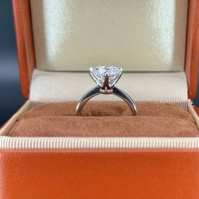 #20#3.08ct E VS1 クラシックの六本爪ソリティアリング｜無改色・IGI認定ダイヤ × PT950リング