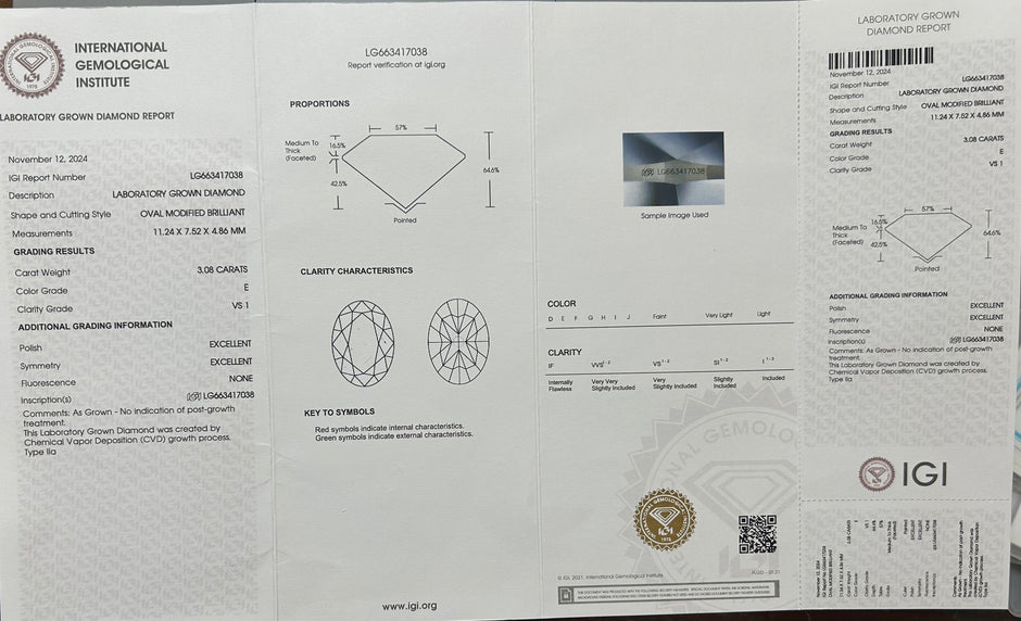 #12#3.08ct E VS1 ｜人気受注アイテム/HWハイジュエラー風デザイン婚約指輪｜無改色・IGI認定ダイヤ × PT950リング