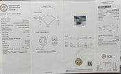 #12#3.08ct E VS1 ｜人気受注アイテム/HWハイジュエラー風デザイン婚約指輪｜無改色・IGI認定ダイヤ × PT950リング