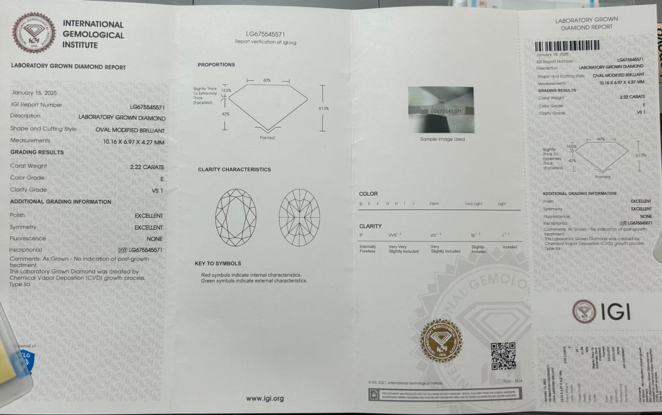 #15#2.22ct E VS1 ソリティアオーバルカット｜無改色・IGI認定ダイヤ × PT950リング