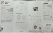 #15#2.22ct E VS1 ソリティアオーバルカット｜無改色・IGI認定ダイヤ × PT950リング