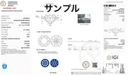 無処理 ラボダイヤ リング 3.0ct Dカラー VVS2 PT950 鑑別書付