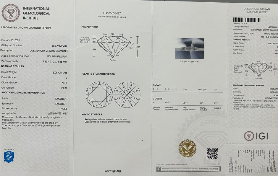 #20#3.08ct E VS1 クラシックの六本爪ソリティアリング｜無改色・IGI認定ダイヤ × PT950リング