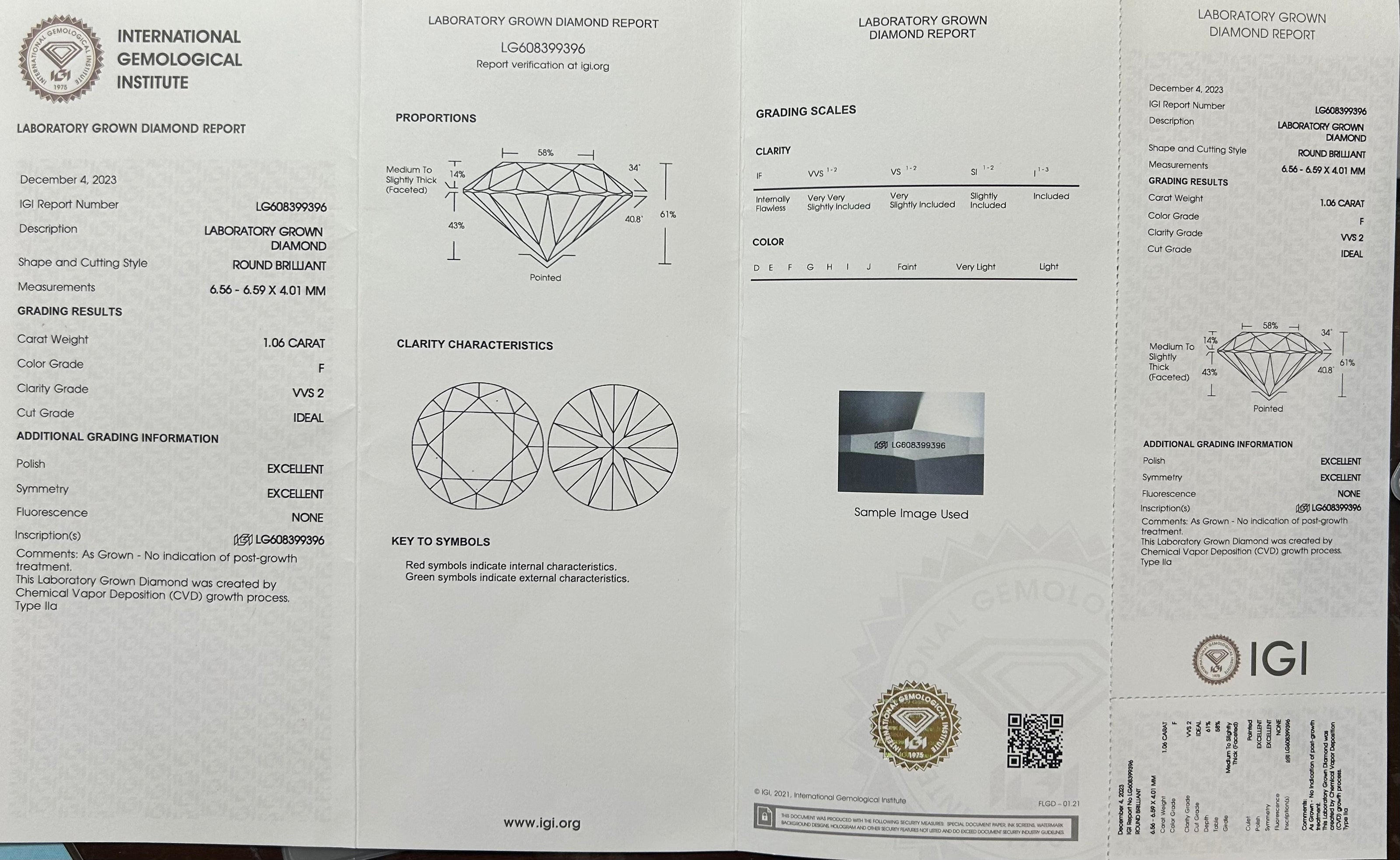 #27#1.06ct Ｆ VVS2 花形ハロー ラウンドカットリング｜無改色・IGI認定ダイヤ × PT950リング