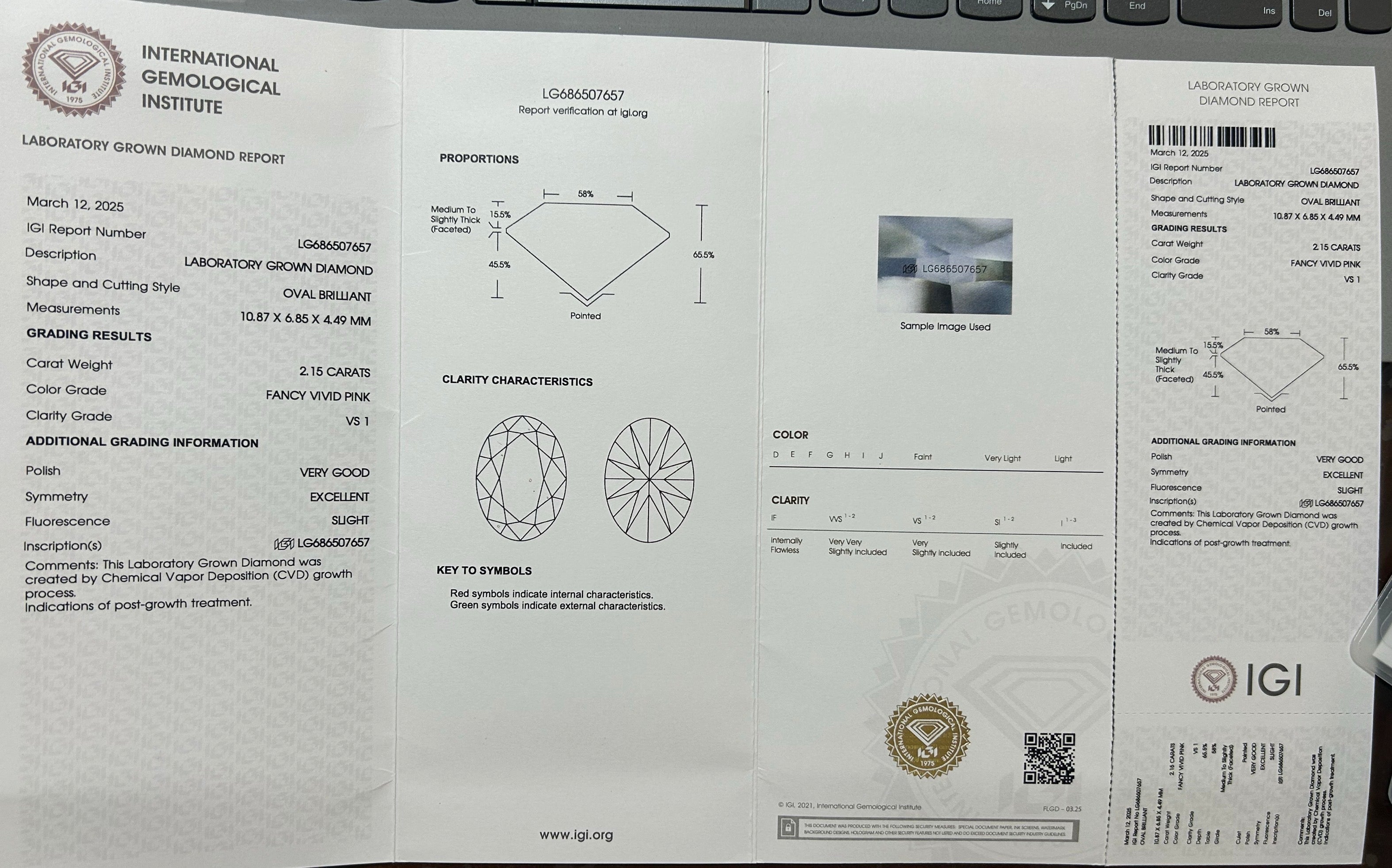 #29#2.15ct VS1 ピンクダイヤモンド×フラワーハローリング（15％割引中）｜無改色・IGI認定ラボダイヤ × PT950リング