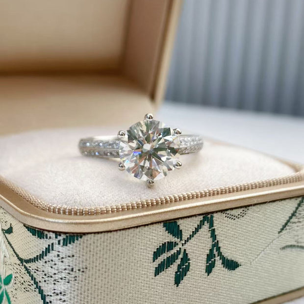 無処理 ラボダイヤ リング 3.0ct Dカラー VVS2 PT950 鑑別書付