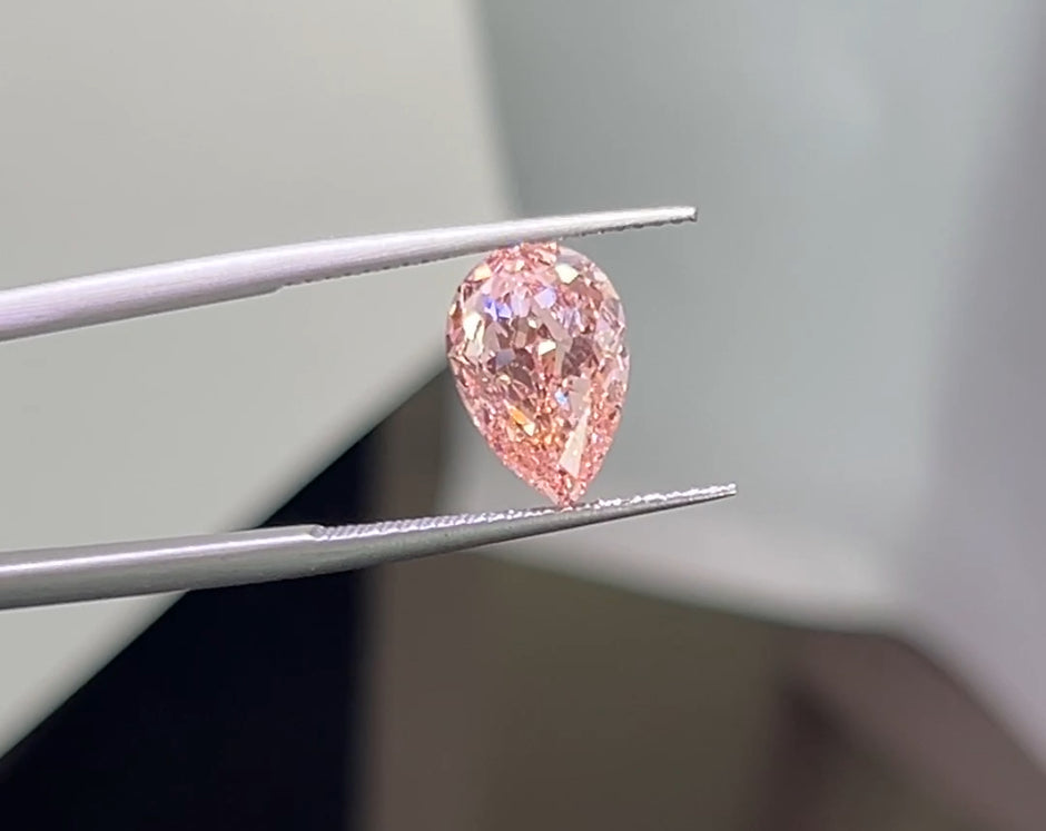 2ct ピンクラボダイヤ ソリティアリング｜IGI認定・PT950