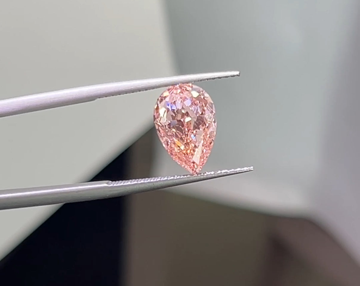 2ct ピンクラボダイヤ ソリティアリング｜IGI認定・PT950