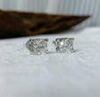 1.03ct×2 Dカラー VVS2 ラボダイヤ 一粒ピアス｜無改色・IGI認定・PT950