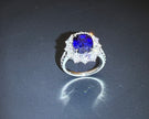 #28#🔷5.13ct S ロイヤルブルーサファイア（15％割引中）｜無改色・IGI認定ダイヤ × PT950リング