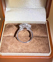 #29#2.15ct VS1 ピンクダイヤモンド×フラワーハローリング（15％割引中）｜無改色・IGI認定ラボダイヤ × PT950リング