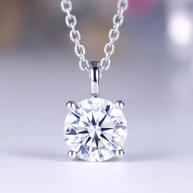 #31#2.08ct D VS1ラボグロウンダイヤモンド ソリティアネックレス45㎝調整可能｜無改色・IGI認定ダイヤ × PT950ネックレス