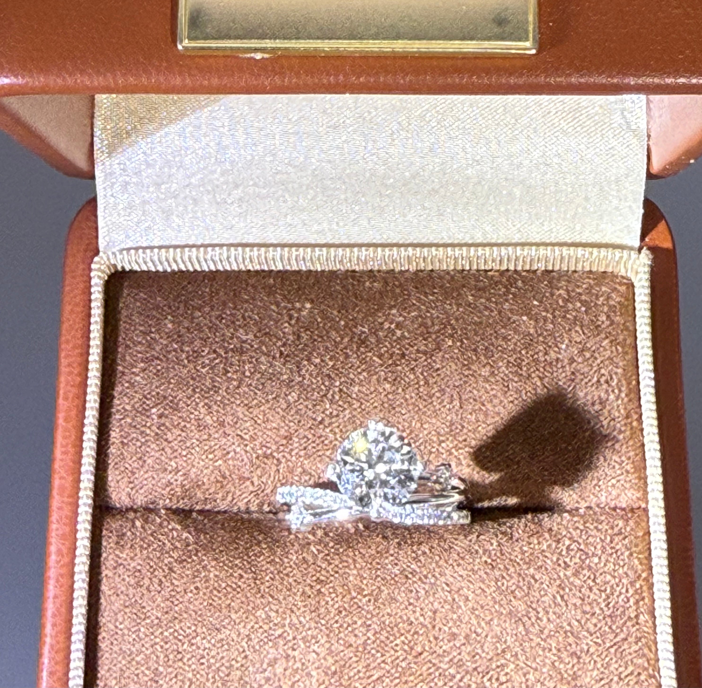 #13#1.84ct D VS1　ハイセッティング ラウンドブリリアントリング｜無改色・IGI認定ダイヤ × PT950リング
