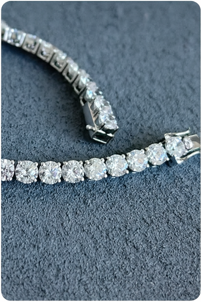 #大#　11.81ct ラボグロウンダイヤモンド 38石テニスブレスレット｜無改色・IGI認定ダイヤ × PT950/AU750 ブレスレット