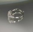 #24#2.23ct E VS1 スリーストーンオーバルカットリング｜無改色・IGI認定ダイヤ × PT950リング