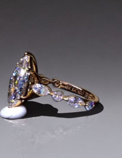 #order-21#3.03ct ラボグロウンダイアモンド・マーキースカット・サイドリング（4×2）