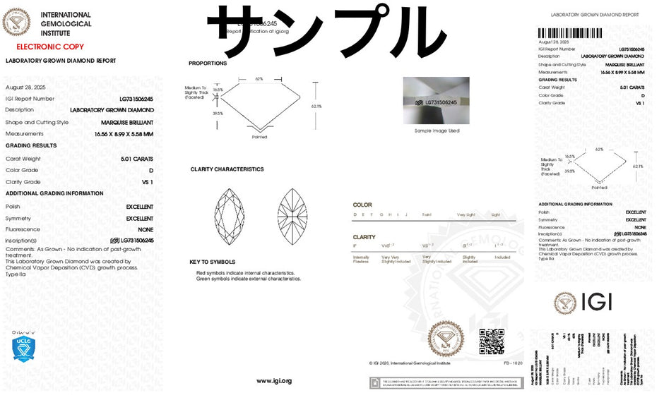 #order-21#3.03ct ラボグロウンダイアモンド・マーキースカット・サイドリング（4×2）