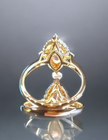 #order-22#5.01ct ラボグロウンダイアモンド・マーキースカット・ハローリビング