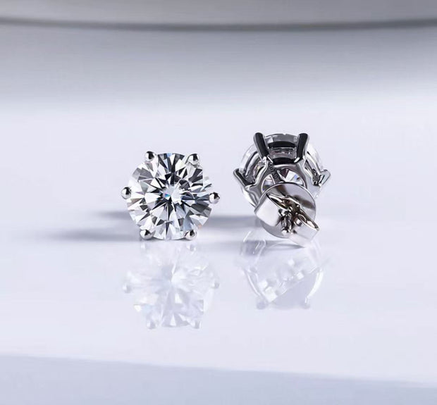 #c&d#1.05ct×2 D VVS2 上品に輝くラボダイアピアス（10％割引中）｜無改色・IGI認定ラボダイヤ × PT950ピアス