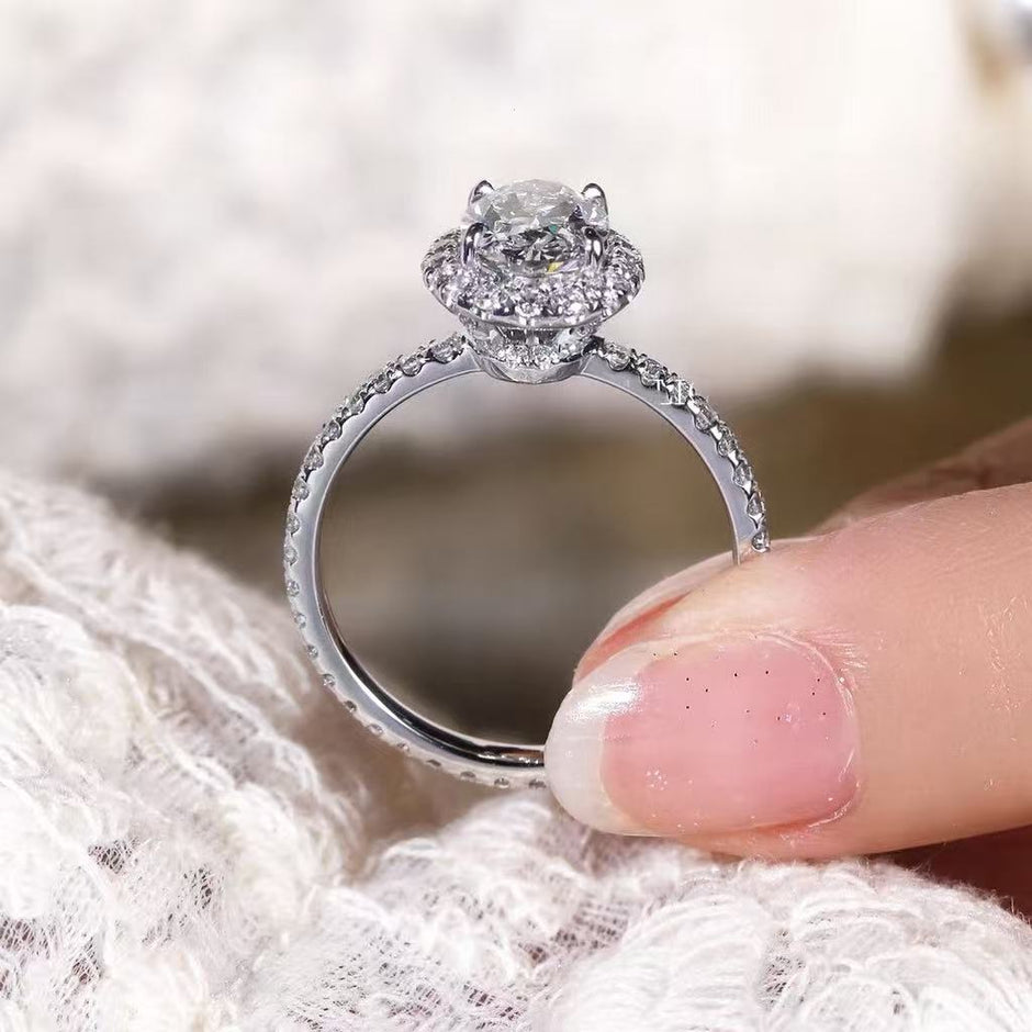 #12#3.08ct E VS1 ｜人気受注アイテム/HWハイジュエラー風デザイン婚約指輪｜無改色・IGI認定ダイヤ × PT950リング