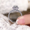 #12#3.08ct E VS1 ｜人気受注アイテム/HWハイジュエラー風デザイン婚約指輪｜無改色・IGI認定ダイヤ × PT950リング