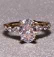 #order-20#4.05ct ラボダイアモンド・オーバルカット・サイドリング