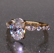 #order-20#4.05ct ラボダイアモンド・オーバルカット・サイドリング