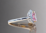#order-02#2.05ct ピンクダイヤモンド・スクエアカット・ハローリング