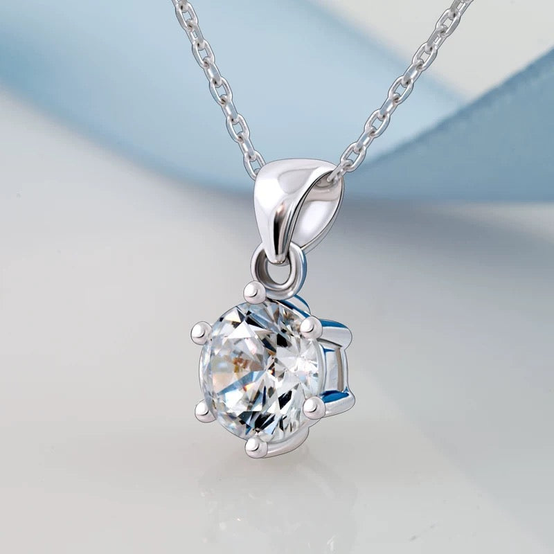 #33#1.73ct F VS1 ラボグロウンダイヤモンド 一粒ネックレス40㎝調整可能｜無改色・IGI認定ダイヤ × PT950ネックレス