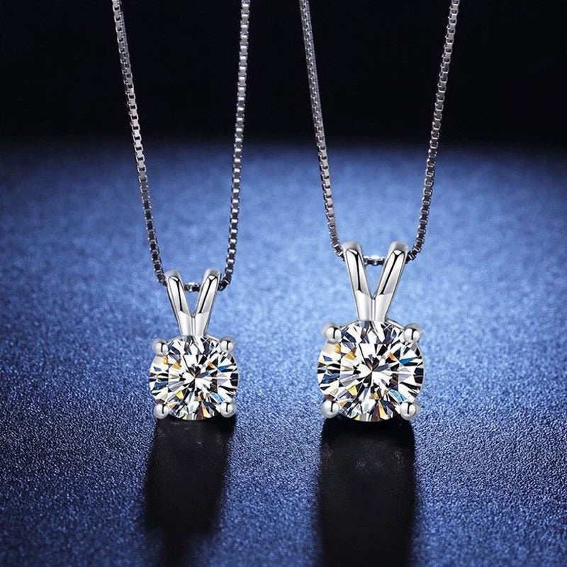 #34#1.83ct F VS1 ラボグロウンダイヤモンド ソリティアネックレス45㎝調整可能｜無改色・IGI認定ダイヤ × PT950リング