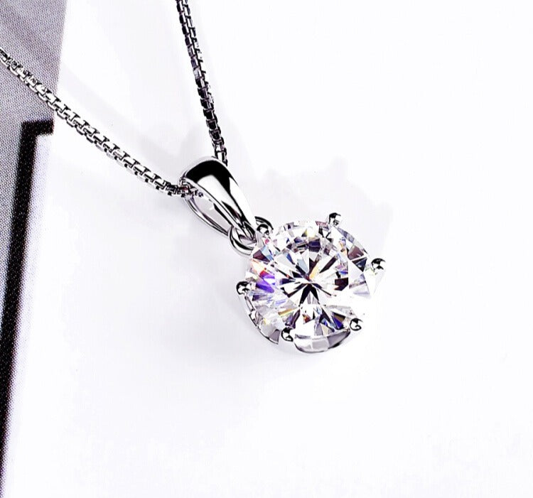 #33#1.73ct F VS1 ラボグロウンダイヤモンド 一粒ネックレス40㎝調整可能｜無改色・IGI認定ダイヤ × PT950ネックレス